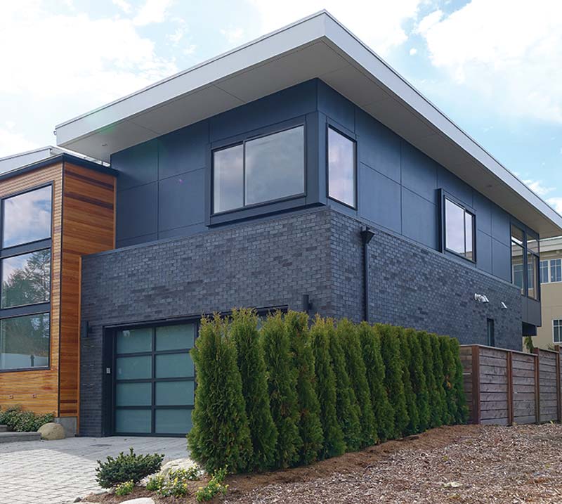 House made with Mutual Materials bricks