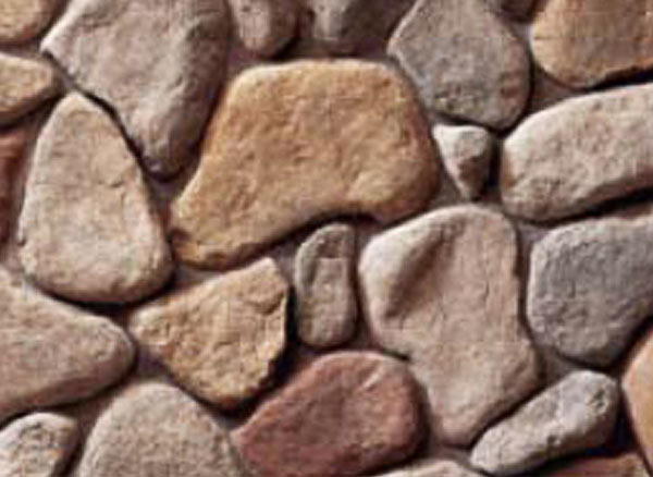 Cultured Stone river rocks