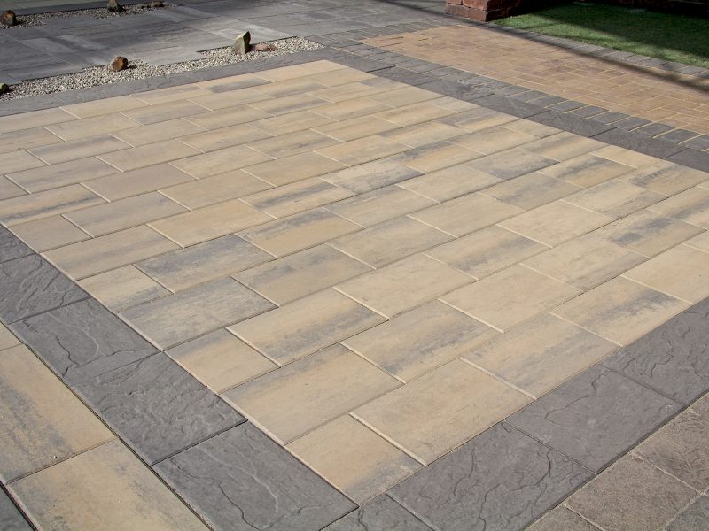 Floor built with Cortez-style HydraPressed slabs by Abbotsford Concrete