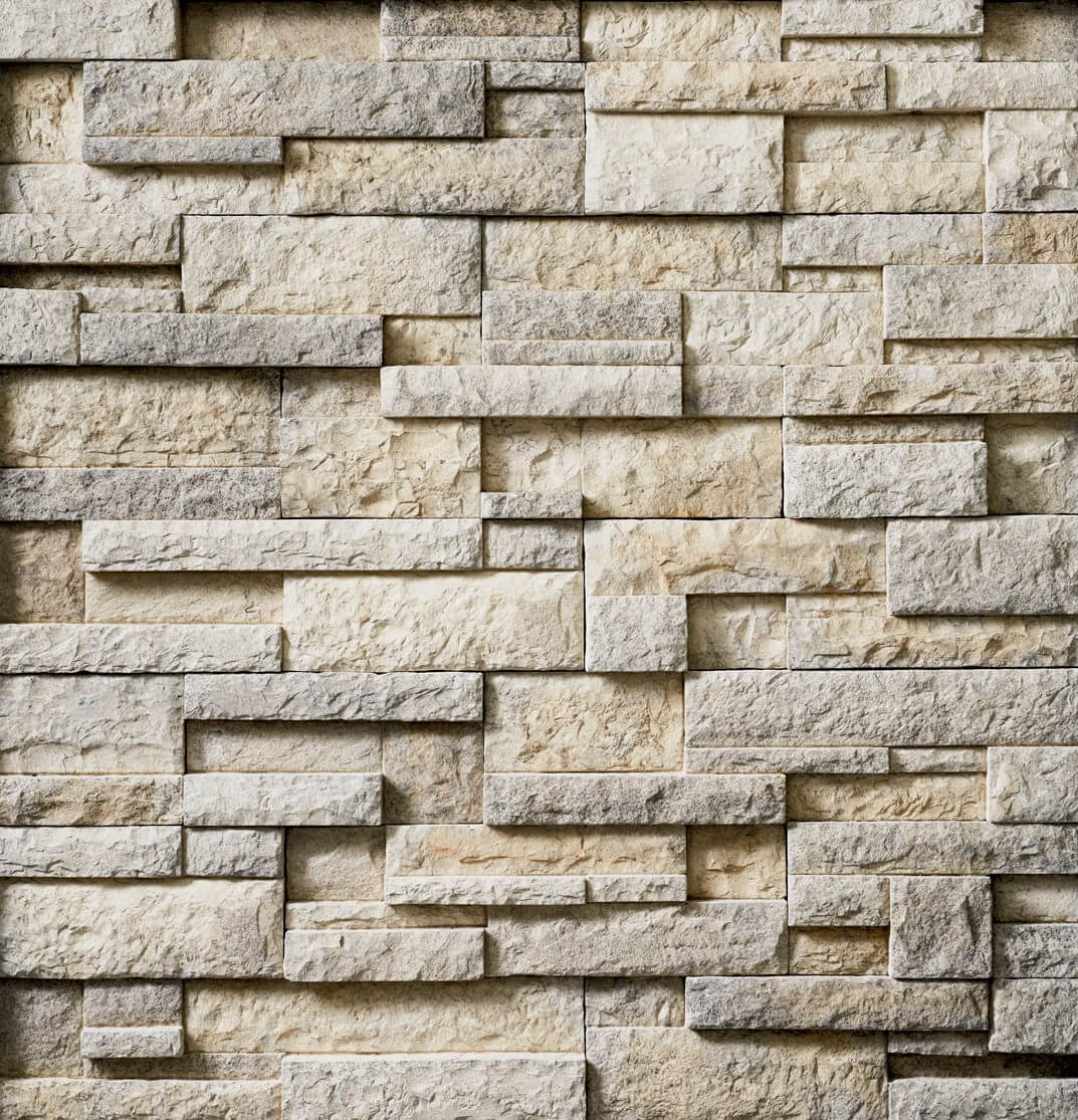 Drystack ledgestone