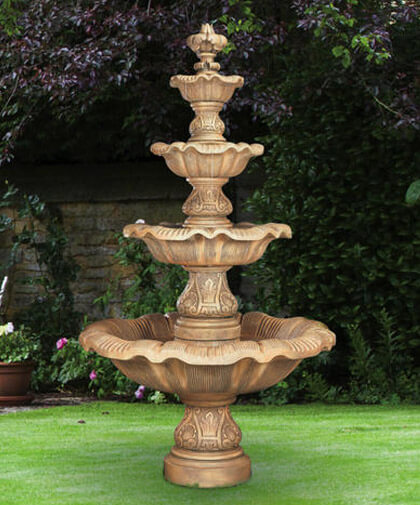 Four-tier renaissance fountain by Henri Studios