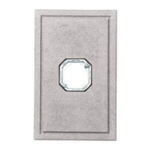 Gray stone large light electrical box