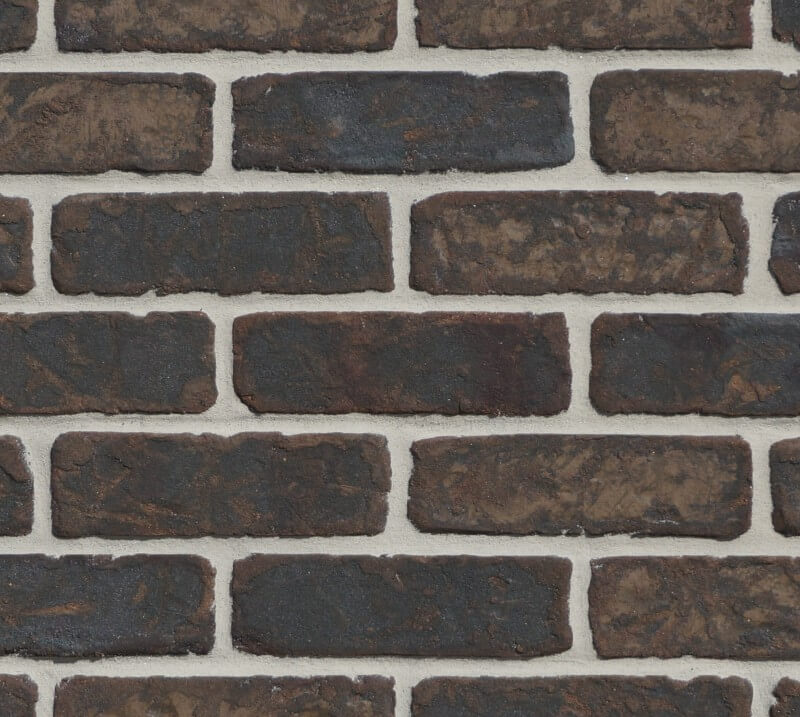 A wall of thin bricks